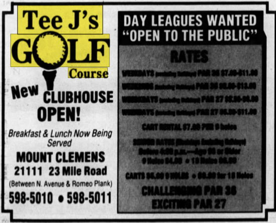 Tee Js Golf Course (Tee-Js Golf Course) - Jun 03 1992 Article (newer photo)